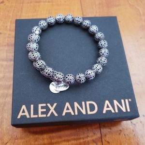 Alex and Ani Wrap Bracelet, New with box, Rafaelian Silver
